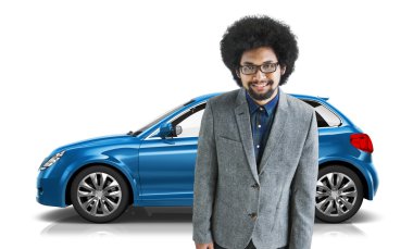 Araba, Hatchback ulaşım 3d kavramı