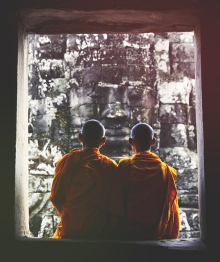Monk Angkor kavramı düşünürken