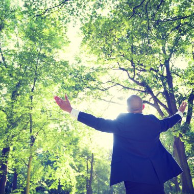 İşadamı gevşeme ve özgürlük kavramı