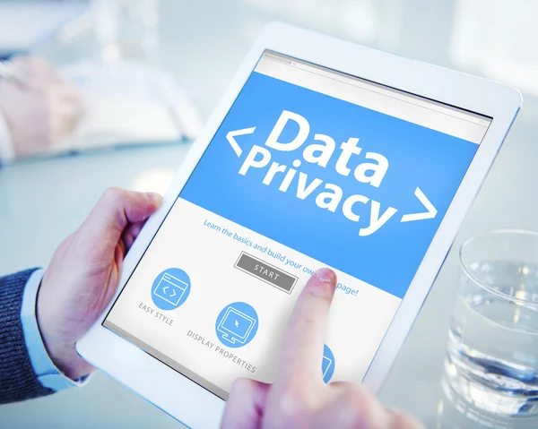 Protezione della privacy dei dati digitali — Foto Stock