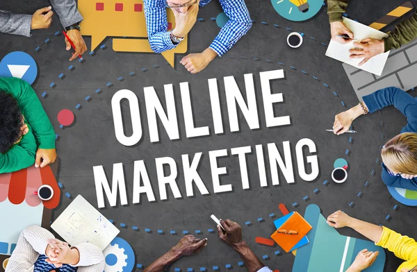 Promoção de Marketing Online — Fotografia de Stock