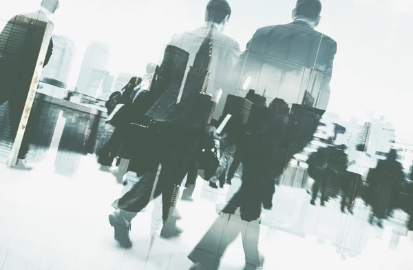 Business People Walking on Street — Stock Photo, Image
