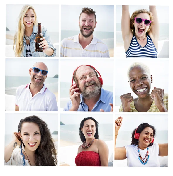 Conceito de alteridade de retrato de amigos — Fotografia de Stock