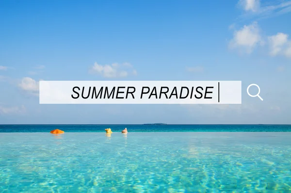 Concept de Summer Paradise Beach — Photo