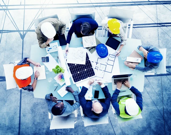 Reunión de Arquitectos Ingenieros — Foto de Stock