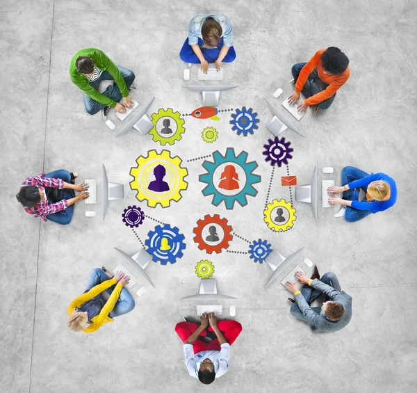 Comunità Business Team Concept — Foto Stock