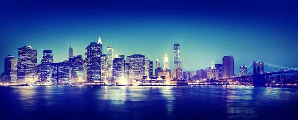 New York City Panorama  Concept — Stock Photo, Image