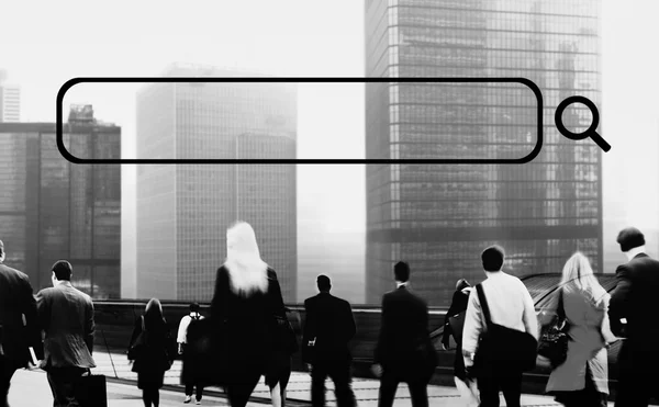 Business People Walking in city — Stock Photo, Image