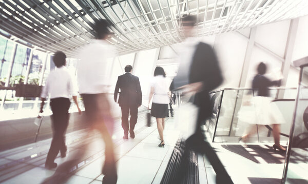 Гонконг с деловыми людьми
