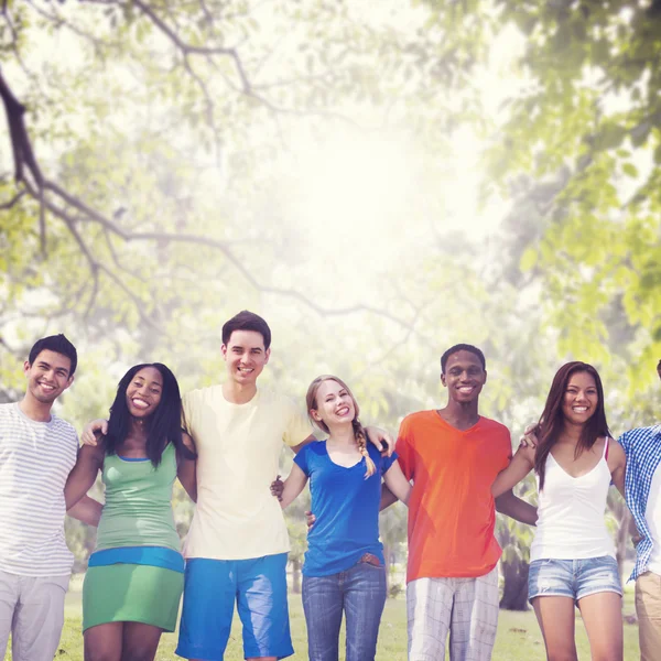 Amigos Amistad Trabajo en equipo Concepto — Foto de Stock