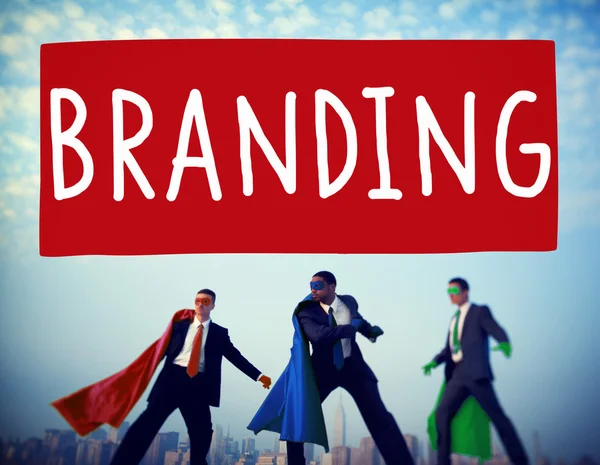 Branding, Marken- und Marketingkonzept — Stockfoto