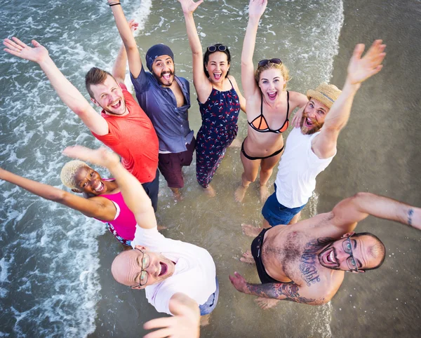 Lato i pojęcie przyjaźni Beach — Zdjęcie stockowe
