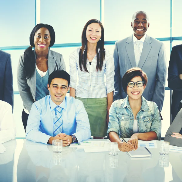 Empresários em reunião — Fotografia de Stock