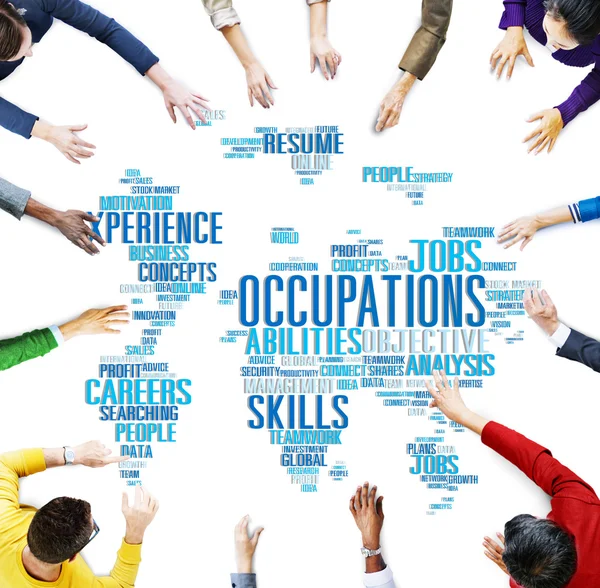 Occupation Job, Human Resources Concept — Stock Photo, Image