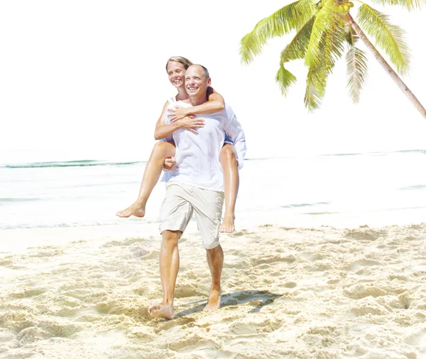 Pareja en luna de miel, Citas Concepto — Foto de Stock