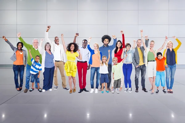 Diversidade Pessoas e Unidade Variação Conceito — Fotografia de Stock