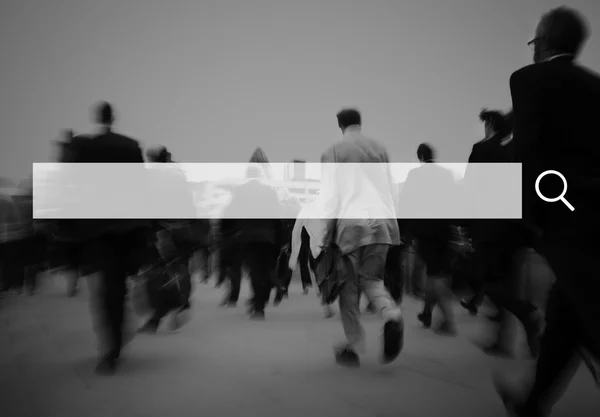 Business Persons Silhouettes — Stock Photo, Image