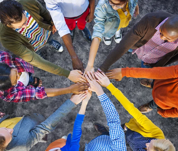 Conceito de colaboração do trabalho em equipe — Fotografia de Stock