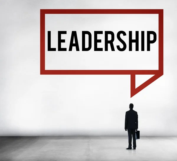 Işadamı ve liderlik kavramı — Stok fotoğraf