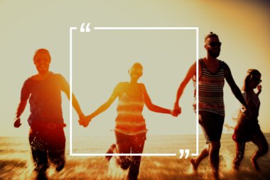 Tatil yaz tatili kare kavramı