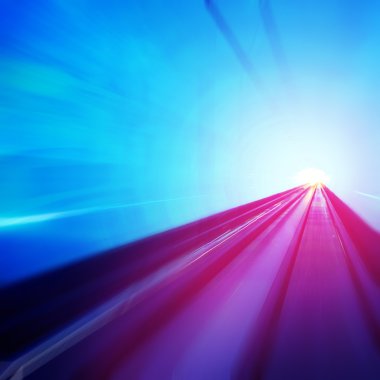 Shanghai ışık görüntü tünel kavramı