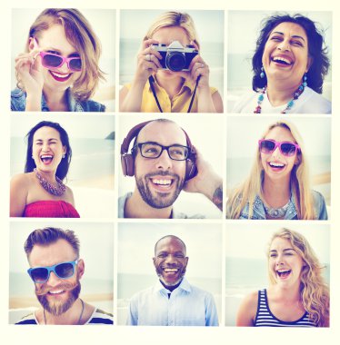 Arkadaşlar portre beraberlik kavramı