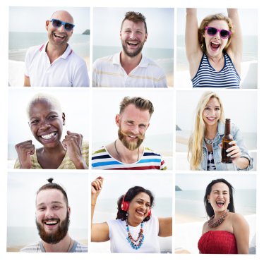 Arkadaşlar portre beraberlik kavramı