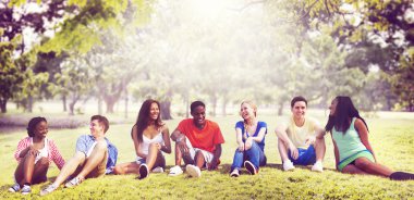 Öğrenciler takım tatil kavramı