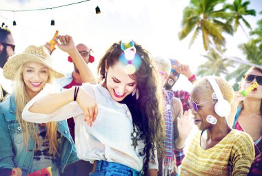 Arkadaşlar Beach parti konsept