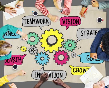 ekip çalışması bağlamak stratejisi vizyon kavramı