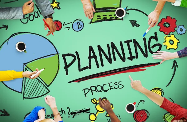 Planning strategie missie Concept — Stockfoto