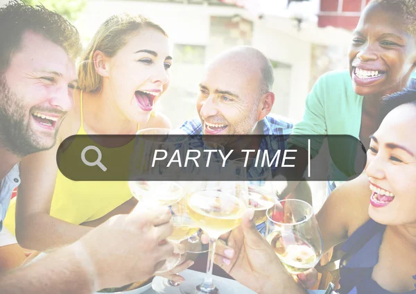 Party Time plaża przyjemność — Zdjęcie stockowe