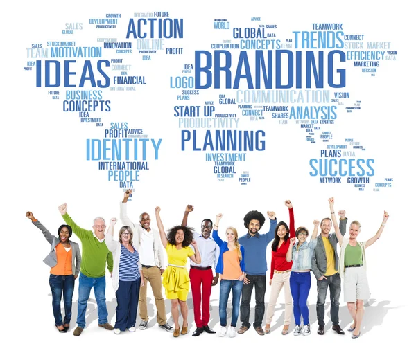 Branding Global Marketing Concept — Stock Photo, Image