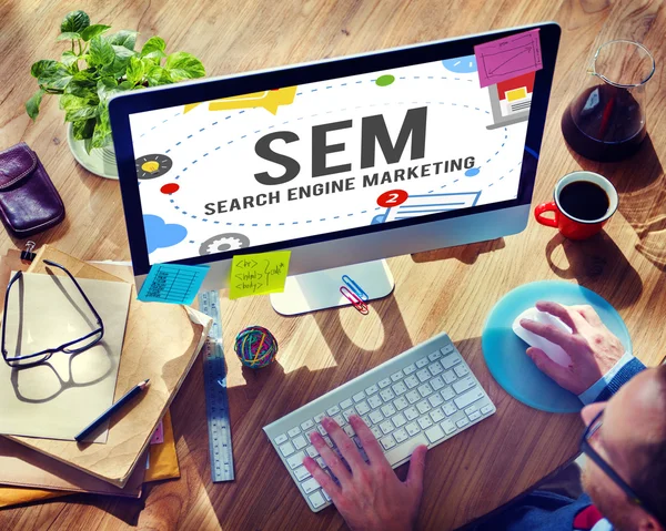 Search Engine Marketing — Stock Photo, Image