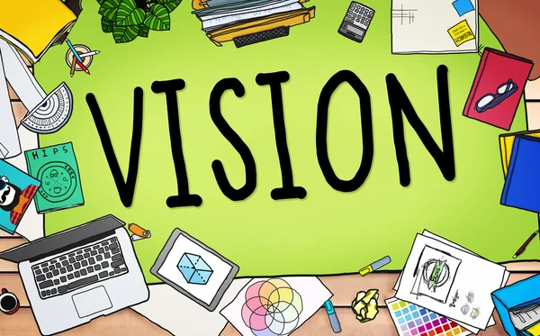 Vision Motivation Mission i Konzept — Stockfoto