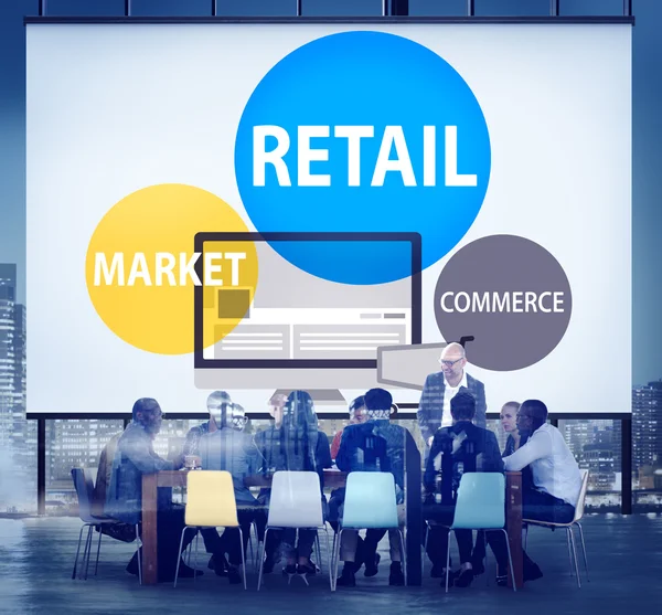 Retailconcept consument Commerce markt — Stockfoto