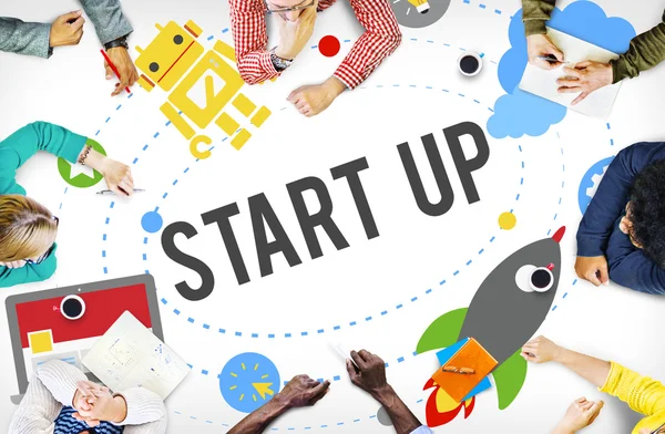 Start Up Obiettivi, Business Concept — Foto Stock