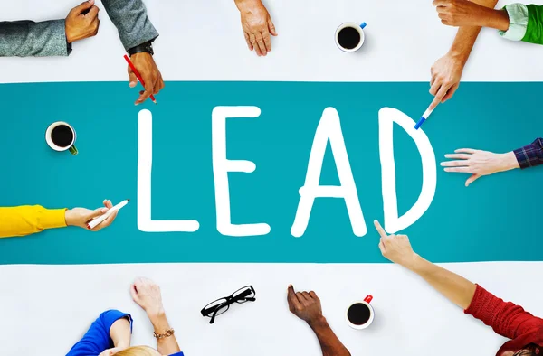 Lead Leadership Coach Concept — Stok fotoğraf