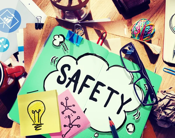 Safety Data Protection  Concept — Stock Photo, Image