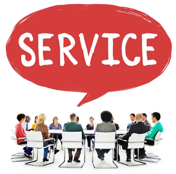 Business People and Service Concept — Stock Photo, Image