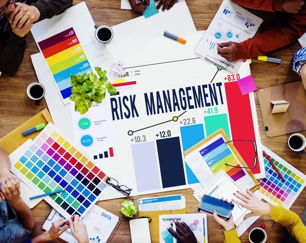 Diverse People and Risk Management Concept — Stock Photo, Image