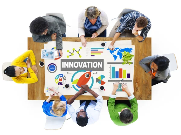 Reunión de personas Concepto de innovación creativa — Foto de Stock