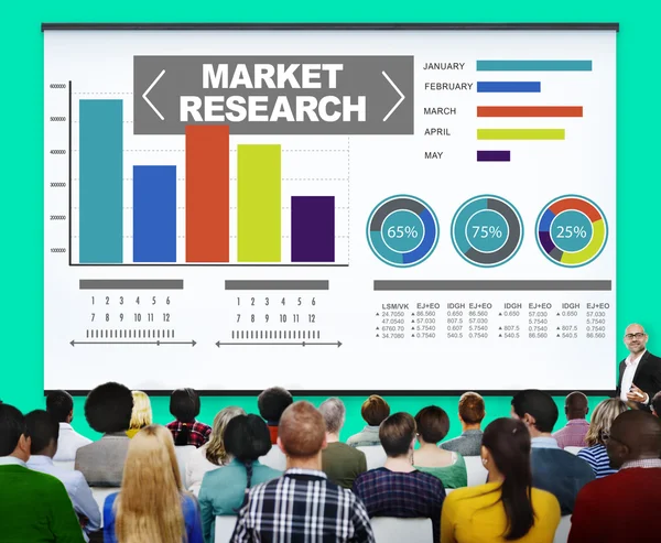 Mercado, Concepto de estrategia de solución —  Fotos de Stock