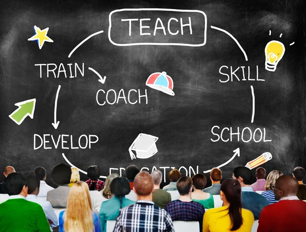 Coach utbildning koncept — Stockfoto