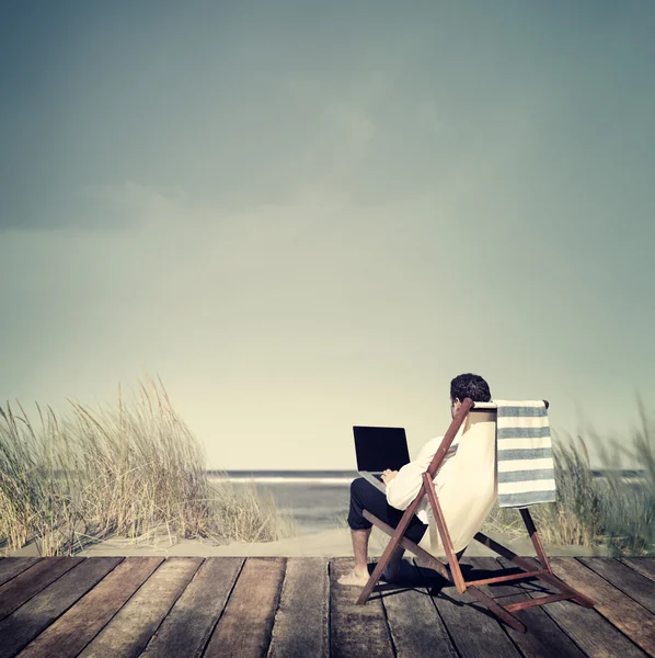 Conceito de trabalho do empresário — Fotografia de Stock