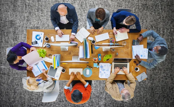 Gente de negocios en Planificación de reuniones —  Fotos de Stock