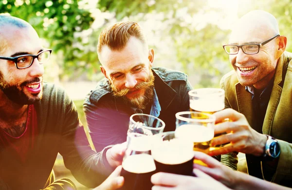 Friends at Outdoors Celebration Party — Stock Photo, Image