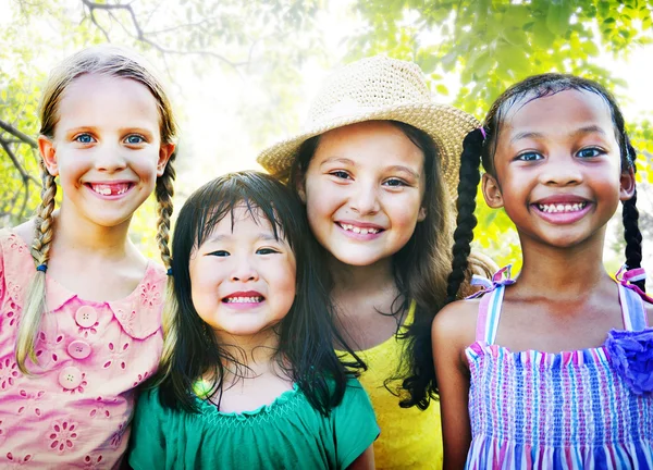 Niños Amistad Juntos — Foto de Stock