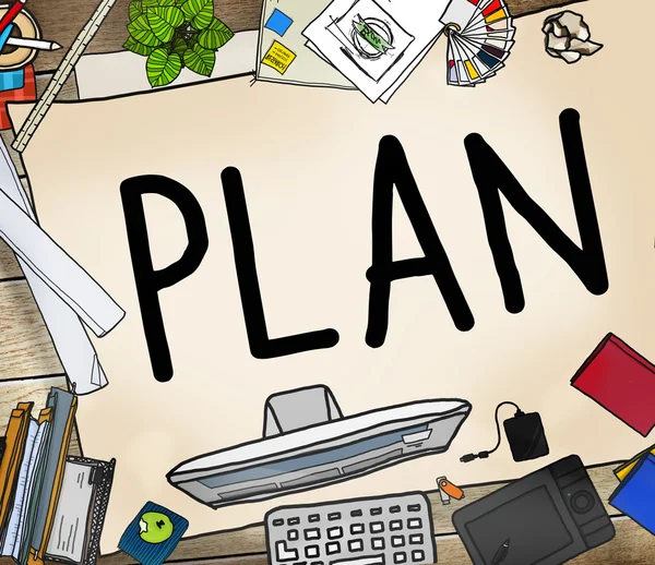 Planning Ideas Mission Concept — Stock Photo, Image