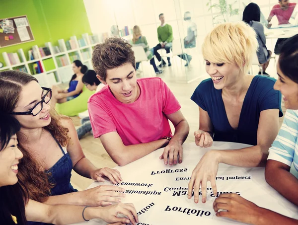 Students Studying in the Classrom — Stock Photo, Image